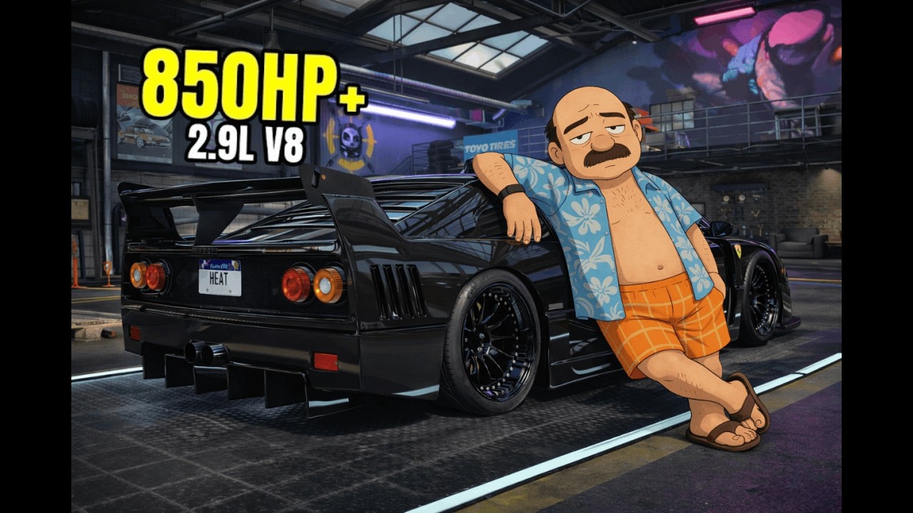 Need for Speed Heat 850HP+ FERRARI F40 Customization | Max Build