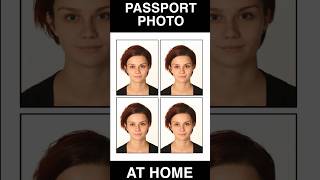 How to take ID photo and passport photo at home. Save money. #Passportphoto #visaapplication