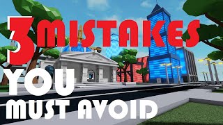 ROBLOX Studio | 3 mistakes you MUST avoid when making Games!