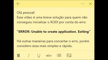 Solução simples para erro "ERROR: Unable to create application. Exiting" na inicialização do Kodi
