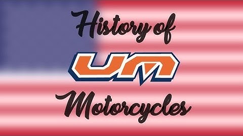 The History of UM Motorcycles!