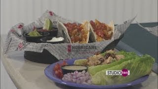 Studio 10: mahi tacos and lettuce wraps, hurricane Grill and wings