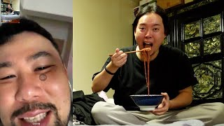 Cold Noodle Mukbang at a friend’s place while he’s gone