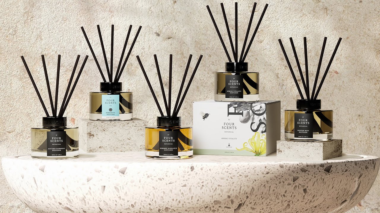 Reed Diffusers by Four Scents Botanical - YouTube