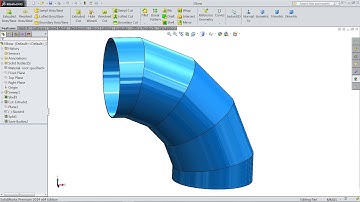 Solidworks Sheet Metal Elbow