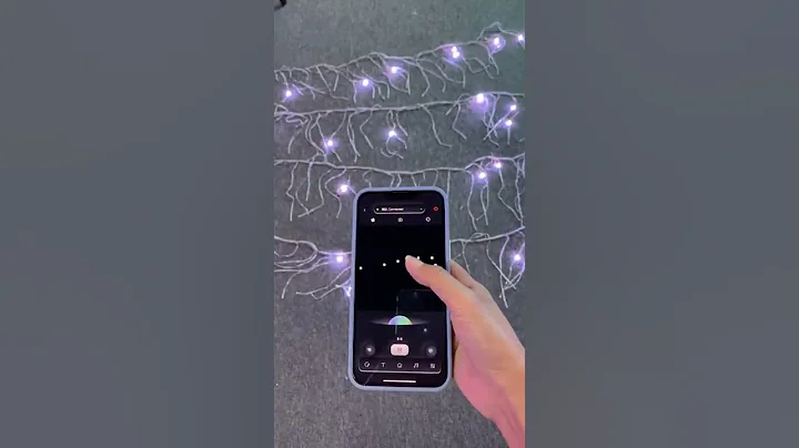 Group control by APP smart fairy lights icicle lights