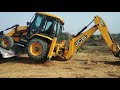 How to unload JCB Backow loader from tailor without Ramp