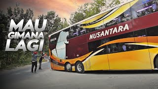 TANJAKAN DILAHAP HABIS! Bus Tingkat Mewah ini Melewati Jalur yang Lebih Ekstrim!