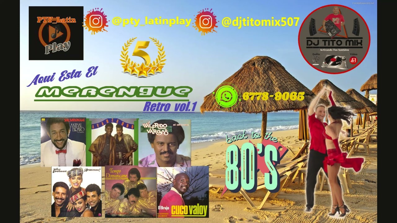 AQUI ESTA EL MERENGUE RETRO VOL 1 - YouTube