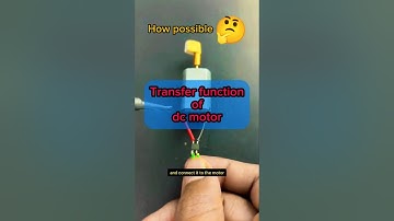 Transfer function of dc motor in control system #dcmotor