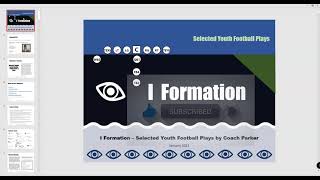 I Formation Select Youth Football Plays by Coach Parker I Formation Plays eBook pdf format intro