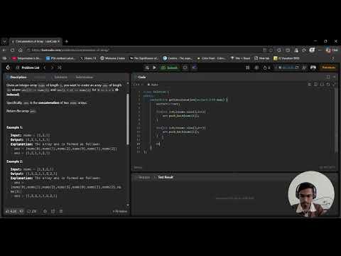 LeetCode 1929 - Concatenation of Array | Easy C++ Solution | Step-by-Step Explanation