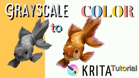Grayscale to Color in Krita it