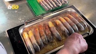 German Butcher Creates Very Successful Flag-Colored “Wurst”