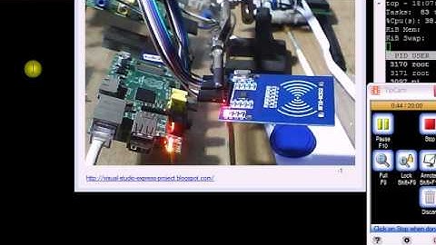 Raspberrypi with RFID RC522 by MFCRC522 Library