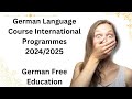 German Language course International Programe 2024/2025 #germanfreeeducation