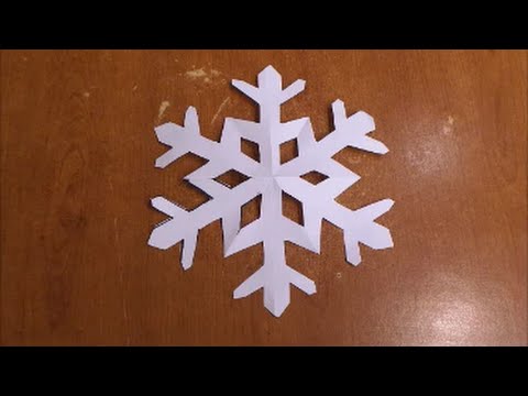 Video: Come Fare Un Fiocco Di Neve Di Natale