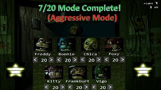 Fnaf The Return To Freddys 3 Bonum Iterum - I Beat 720 Aggressive Mode First Victor