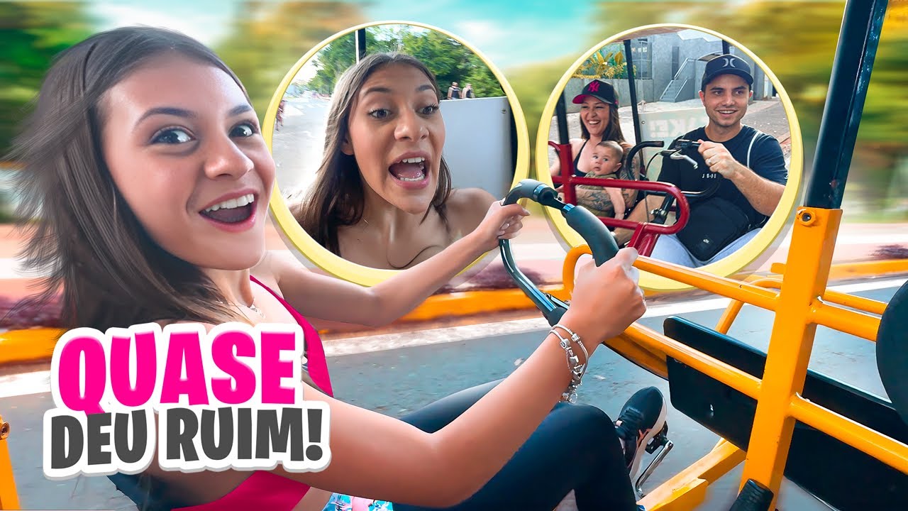 PRIMEIRA VEZ ANDANDO DE TRICICLO! - BIANKA