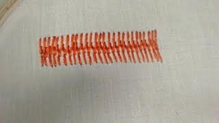 CRETAN STITCH Tutorial || basic hand embroidery tutorial