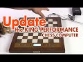 Updating the king performance chess computer to new software version