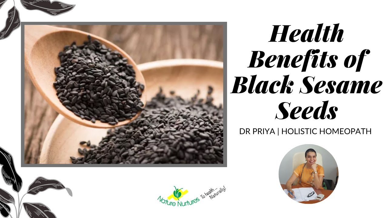 Health Benefits of Black Sesame Seeds - YouTube