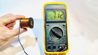Metal detector from multimeter