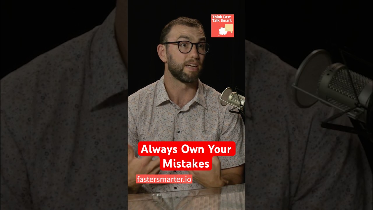 Always Own Your Mistakes, Advice from Andrew Luck Always Own Your Mistakes, Advice from Andrew Luck