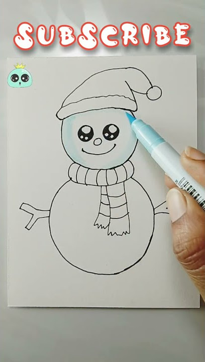 Kids Can Draw: Easy Snowman for Ages 4,5,and 6 (patron spots