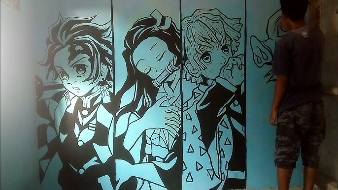 Speed Painting Anime & Manga Wall Mural 