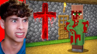 Usé Aldeano de Sangre para Asustar a mi Amigo en Minecraft