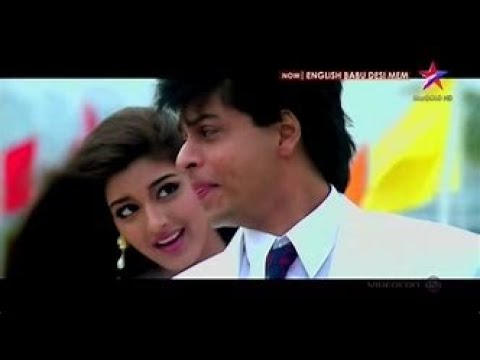 Deewana Main Tera Deewana | Kumar Sanu, Alka Yagnik | English Babu Desi Mem | Shah Rukh Khan
