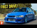 Feeling Full Throttle in the EVO VIII For The First Time! (POV Drive with Mickey Andrade)