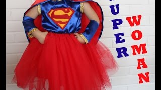 adolescentes omitir sitio Disfraz SuperWoman - YouTube