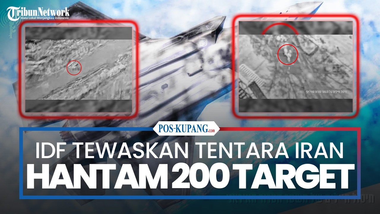 Hantam 200 Target, Gelombang Serangan Baru IDF di Iran Barat dan Tengah