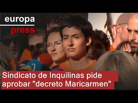 Tenants' Union demands approval of the 'Maricarmen decree' and threatens the continuity of the Go...