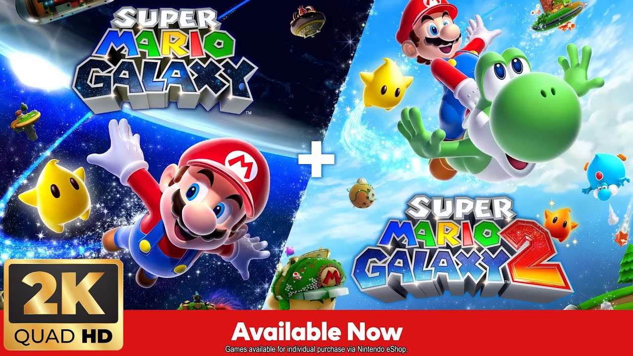 Super Mario Galaxy + Super Mario Galaxy 2 / 2K Launch Trailer