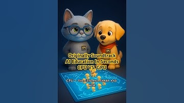 Original soundtrack: CPU vs GPU Explained with Cute Animation | AI Education Short #shorts #ai