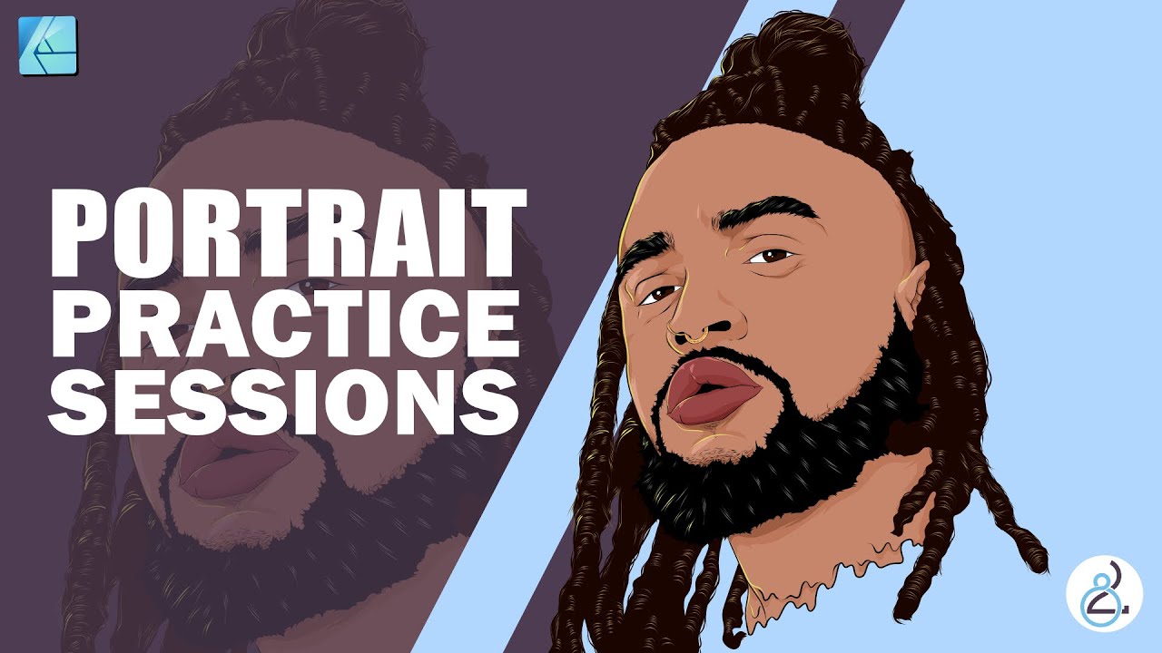 Vector Art Portrait Sessions in Affinity Designer - YouTube