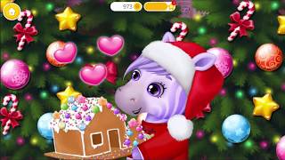 Fun Pony Care Kids Games - Pony Sisters Christmas screenshot 4