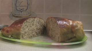 КУРИЦА ФАРШИРОВАННАЯ БЛИНАМИ