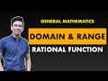 Domain and Range of Rational Functions | Genenral Mathematics @Math Teacher Gon