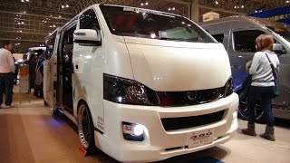 (HD)NISSAN CARAVAN NV350 modified 日産キャラバンNV350カスタム - 東京オートサロン2016