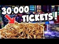 I WON 30,000 TICKETS FROM THE ARCADE!!!