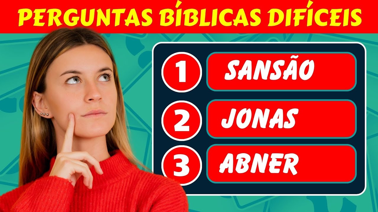 Quem é o Personagem Bíblico? - Nível Fácil - Quiz Bíblico