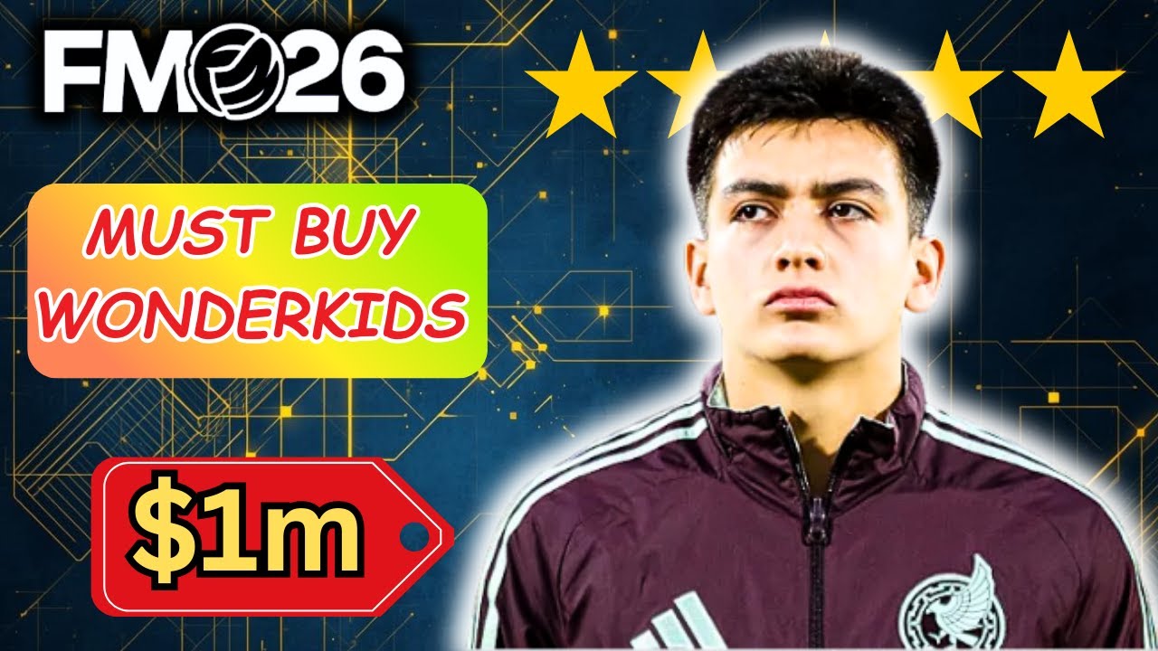 FM26 Топ-10 вундеркиндов, которые обязательно нужно купить!
