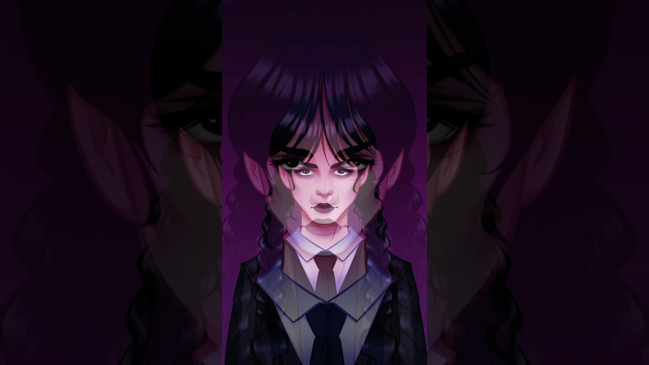 Wednesday Addams Fan Art Teaser 