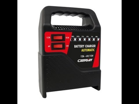 Incarcator baterie redresor auto 6-12V 2-12A - YouTube