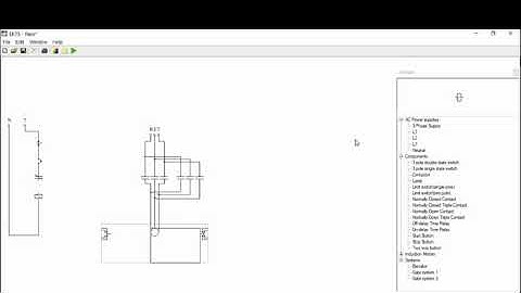 Simple Gate System Electrical Control Simulation