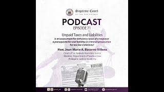 EPISODE 71: Unpaid Taxes and Liabilities